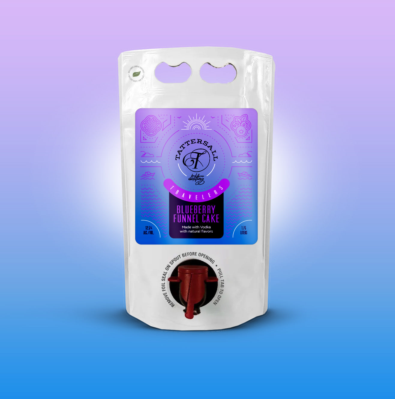 Tattersall Traveler 1.75 liter: Blueberry Funnel Cake