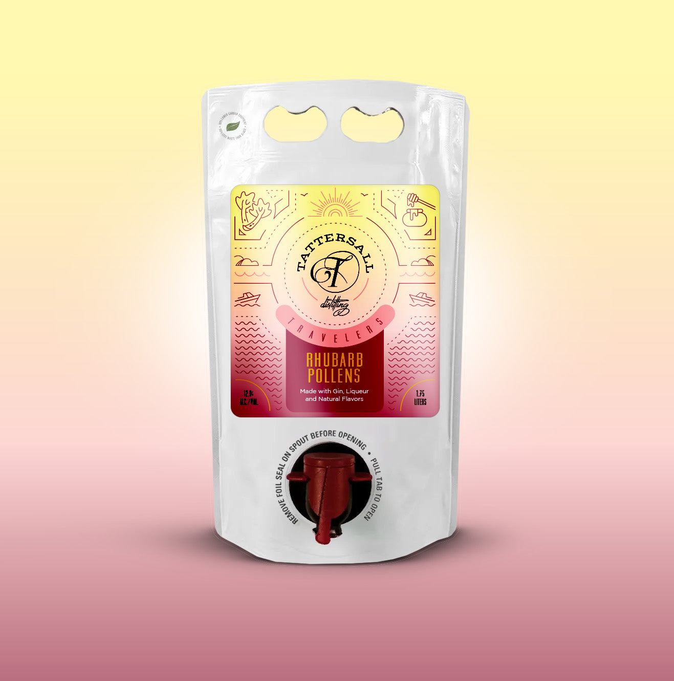 Tattersall Traveler 1.75 liter: Rhubarb Pollens