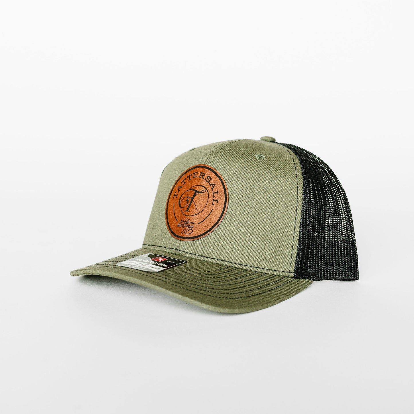 Green and Black Mesh Richardson Hat