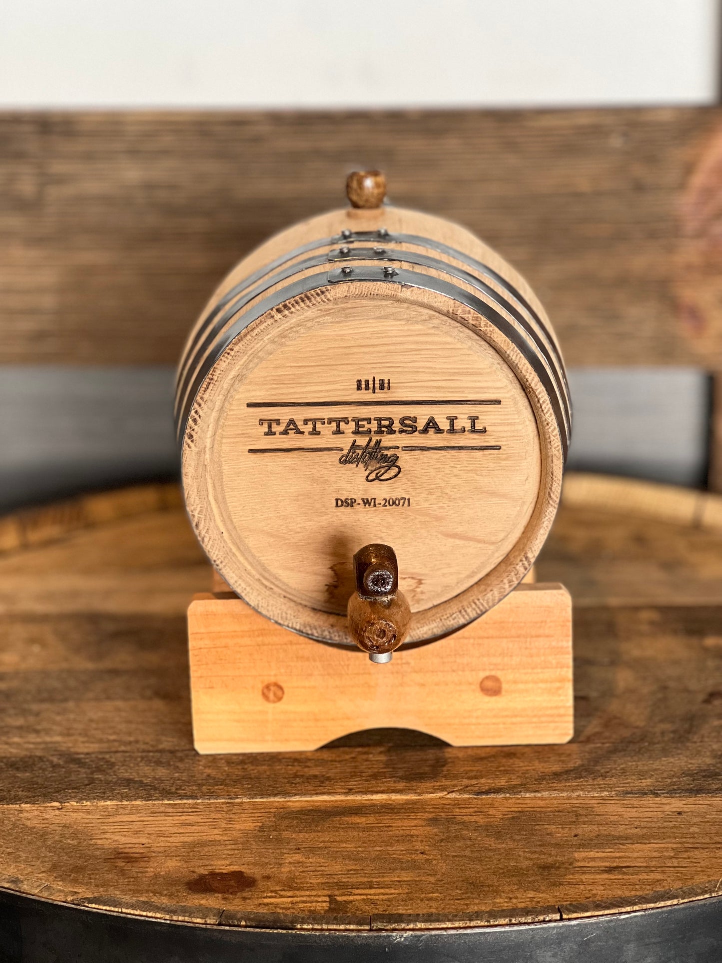 Three-Liter Charred Oak Barrel