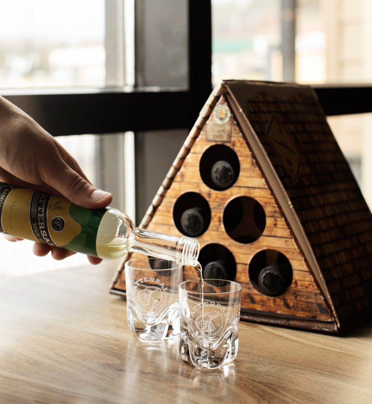 Tattersall Shot Glass