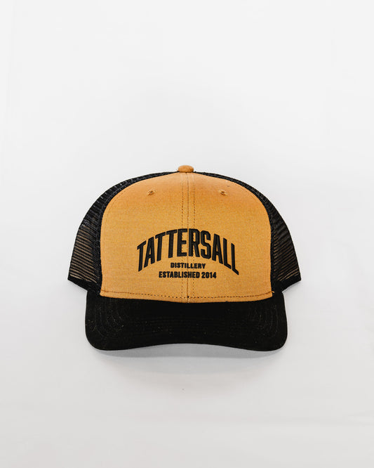 Tattersall Camel/Black Mesh Back Hat