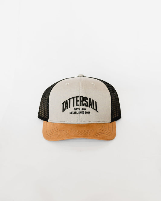 Tattersall Grey/Black Mesh Back Hat