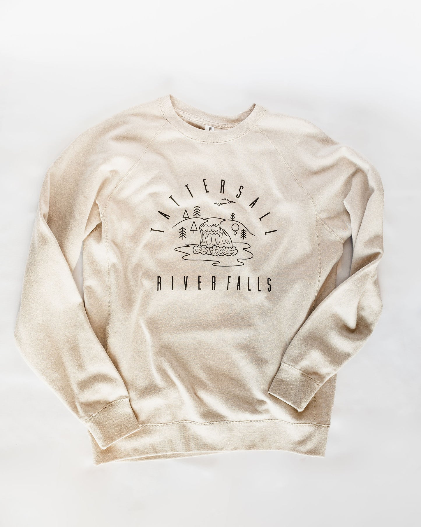 River Falls Beige/Black Pullover Sweater