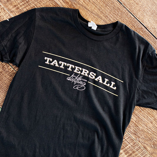 Tattersall Men's Black T-shirt