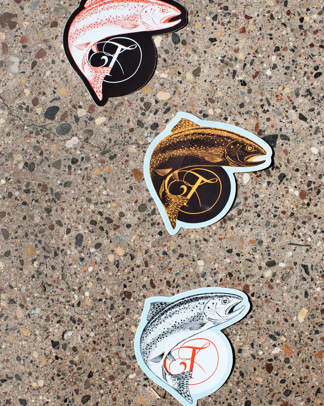 Tattersall "T" Fish Stickers