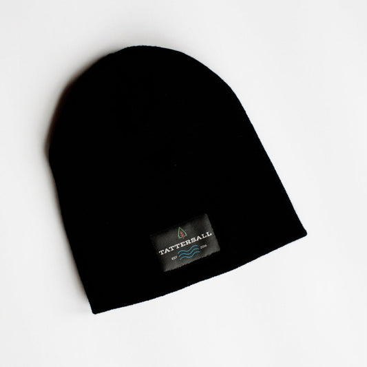 Tattersall Black Beanie