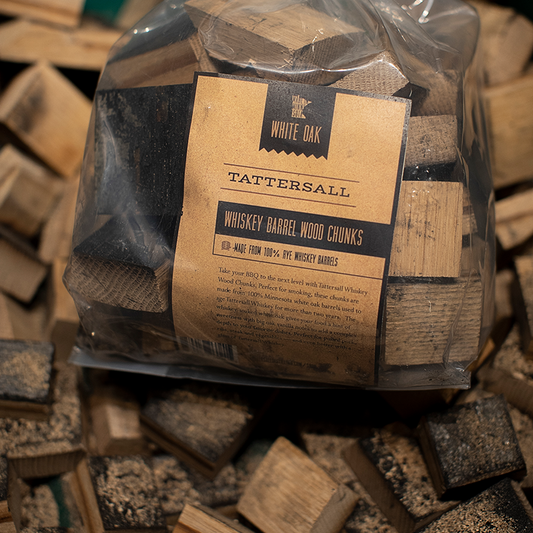 Whiskey barrel smoking wood chunks ~4 pound bag