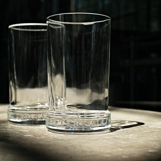 Upcycled Pint Glasses from cut bottles (Set of 2)